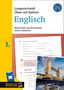 „Langenscheidt Üben mit System Englisch, Wortschatz und Grammatik sicher trainieren“. Cover mit Brücke., Buch