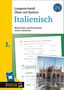 Langenscheidt Üben mit System Italienisch. Niveau A1–A2. Gelbes Design mit italienischem Bauwerk als Foto., Buch