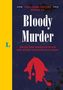 "TRUE-CRIME-LEKTÜRE NIVEAU A2 Bloody Murder. WECKE DEN SHERLOCK IN DIR UND WERDE ZUM ENGLISCH-PROFI." Illustration: Silhouette mit Pfeife., Buch