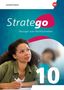 "Stratego Übungen zum Rechtschreiben" und "10". Frau schreibt mit Stift, nachdenklich schauend., Buch