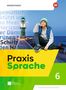 Texte: "Praxis Sprache 6", "DIGITAL+ mit digitalen Medien", "Differenzierende Ausgabe". Junge am Leuchtturm an der Küste., Buch