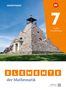 „Westermann“, „7 Berlin Brandenburg“, „ELEMENTE der Mathematik“. Ein pyramidenförmiges Gebäude aus Steinen vor blauem Himmel., Buch