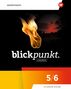 „blickpunkt. CHEMIE 5/6 ALLGEMEINE AUSGABE“. Ein brennendes Feuer vor einem dunkelroten Himmel., Buch