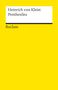 Heinrich von Kleist: Penthesilea. Ein Trauerspiel, Buch