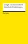 Joseph von Eichendorff: Sämtliche Erzählungen, Buch