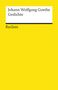 Johann Wolfgang von Goethe: Gedichte, Buch, Buch