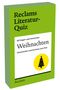 "Reclams Literatur-Quiz: Weihnachten. 50 Fragen und Antworten. Literarisches und Kurioses zum Fest." Grünes Cover., Buch