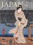 „JAPAN - Eine Liebeserklärung in Bildern und Gedichten“. Illustration einer Frau im Kimono vor einer Brücke., Buch