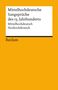 Mittelhochdeutsche Sangsprüche. Mittelhochdeutsch/Neuhochdeutsch, Buch