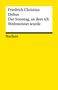 Friedrich Christian Delius: Der Sonntag, an dem ich Weltmeister wurde. Erzählung, Buch