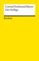 Conrad Ferdinand Meyer: Der Heilige, Buch