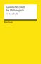Klassische Texte der Philosophie, Buch