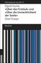 David Hume: "Über den Freitod" und "Über die Unsterblichkeit der Seele", Buch, Buch
