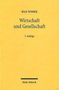 Max Weber: Wirtschaft und Gesellschaft, Buch