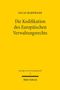 Lucas Hartmann: Die Kodifikation des Europäischen Verwaltungsrechts, Buch