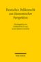 Deutsches Deliktsrecht aus ökonomischer Perspektive, Buch