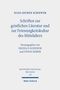 Hans-Jochen Schiewer: Schriften zur geistlichen Literatur und zur Frömmigkeitskultur des Mittelalters, Buch