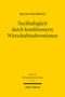 Malin Nischwitz: Nachhaltigkeit durch konditionierte Wirtschaftssubventionen, Buch