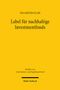 Nils Meyer-Eller: Label für nachhaltige Investmentfonds, Buch