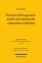 KIRA BEHRE. Deutsche Erbengemeinschaft und italienische comunione ereditaria. Max-Planck-Institut. Mohr Siebeck auf gelbem Hintergrund.