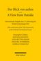 "Der Blick von außen – A View From Outside" ist eine Festgabe zum 75. Jubiläum des Bundesverfassungsgerichts. Gelber Hintergrund., Buch