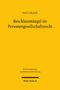 "Beschlussmängel im Personengesellschaftsrecht" von Paula Blank. Gelber Hintergrund, Mohr Siebeck Verlag.