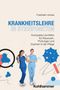 "Krankheitslehre in Stichpunkten: Kompakte Lernhilfen für Klausuren, Prüfungen und Examen in der Pflege." Zwei lächelnde Frauen in Pflegekleidung, medizinische Symbole im Hintergrund.