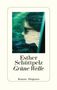 "Esther Schüttpelz Grüne Welle. Roman · Diogenes." Unscharfes Porträt einer Person seitlich in einem Auto., Buch
