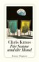 „Chris Kraus: Die Sonne und die Mond“, Roman bei Diogenes. Zwei Personen sitzen in Liegestühlen, dahinter ein Planet., Buch