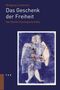 Texte: "Wolfgang Lienemann", "Das Geschenk der Freiheit", "Karl Barths theologische Ethik", "TVZ". Illustration: Abstrakte Figur., Buch