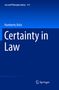 Humberto Ávila: Certainty in Law, Buch