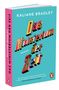Kaliane Bradley, "Das Ministerium der Zeit", Roman. Illustration: Große Buchstaben, Leiter, Mann mit Fernglas, Wanne., Buch