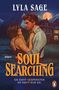 „Soul Searching“: Eine Frau und ein Mann umarmen sich vor einem Haus bei Vollmond und Bergen., Buch