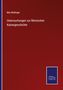 Max Büdinger: Untersuchungen zur Römischen Kaisergeschichte, Buch
