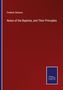 Frederic Denison: Notes of the Baptists, and Their Principles, Buch