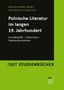 : Polnische Literatur im langen 19. Jahrhundert, Buch