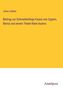 Julius Lederer: Beitrag zur Schmetterlings-Fauna von Cypern, Beirut und einem Theile Klein-Asiens, Buch