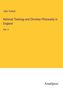 John Tulloch: Rational Theology and Christian Philosophy in England, Buch