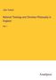 John Tulloch: Rational Theology and Christian Philosophy in England, Buch
