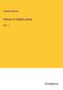 Thomas Warton: History of english poetry, Buch