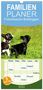Heike Hultsch: Familienplaner 2024 - Französische Bulldoggen mit 5 Spalten (Wandkalender, 21 x 45 cm) CALVENDO, Kalender