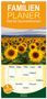 Steffen Gierok: Familienplaner 2024 - Zeit für Sonnenblumen mit 5 Spalten (Wandkalender, 21 x 45 cm) CALVENDO, Kalender