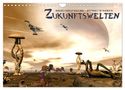 Karsten Schröder: Zukunftswelten (Science Fiction) (Wandkalender 2024 DIN A4 quer), CALVENDO Monatskalender, KAL