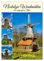 Claudia Kleemann: Nostalgie Windmühlen (Wandkalender 2024 DIN A2 hoch), CALVENDO Monatskalender, Kalender