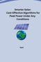 Vani: Smarter Solar: Cost-Effective Algorithms for Peak Power Under Any Conditions, Buch
