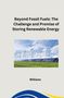 Williams: Beyond Fossil Fuels: The Challenge and Promise of Storing Renewable Energy, Buch