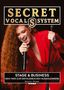 "Secret Vocal System. Stage & Business: Dein Weg zur erfolgreichen Musikkarriere. Marcel Huber. Frau singt leidenschaftlich.", Buch