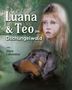 Text: "Luana & Teo im Dschungelwald von Alice Lohmöller." Illustration eines Mädchens und eines Hundes im Wald., Buch