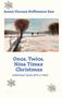 „Anna Verena Hoffmann Sax. Once, Twice, Nine Times Christmas. Christmas Tales with a Twist“. Winterliche Landschaftsillustration., Buch