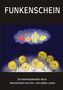 Text: "FUNKENSCHEIN. Ein Adventkalender-Buch. Geschichten zum Vor- und selber Lesen." Illustration: Engel und Häuser in nächtlicher Szene., Buch
